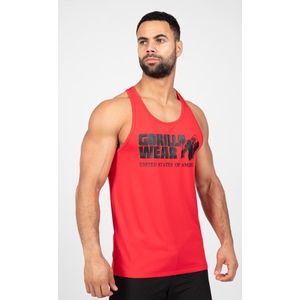 Gorilla Wear - Classic Training Tank Top - Rood - 100% Gerecycled Polyester