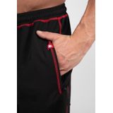 Gorilla Wear - Marlow - Trainingsbroek - Zwart/Rood - 100% Polyester