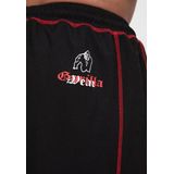Gorilla Wear - Marlow - Trainingsbroek - Zwart/Rood - 100% Polyester