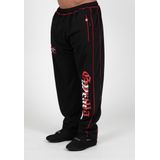 Gorilla Wear - Marlow - Trainingsbroek - Zwart/Rood - 100% Polyester