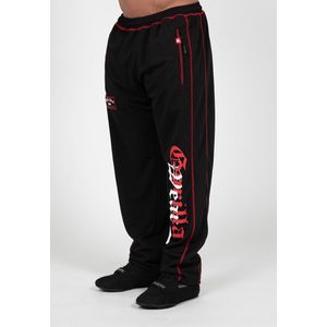 Gorilla Wear - Marlow Mesh Pants - Trainingsbroek - Zwart/Rood