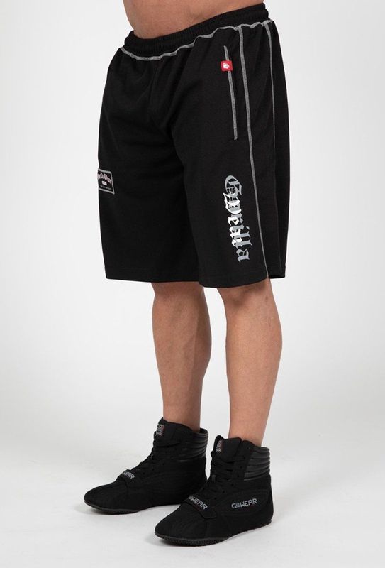 Gorilla Wear - Marlow Mesh Shorts - Trainingsbroek - Zwart/Grijs