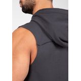 Gorilla Wear - Chico - Mouwloos T-shirt - Donkergrijs - Met Capuchon