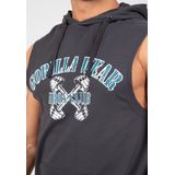 Gorilla Wear - Chico - Mouwloos T-shirt - Donkergrijs - Met Capuchon