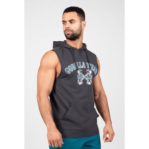 Gorilla Wear - Chico - Mouwloos T-shirt - Donkergrijs - Met Capuchon