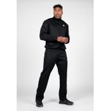 Gorilla Wear - Tennessee - Trainingsjas - Zwart - 100% Polyester, Mesh Panelen, Hoge Kraag