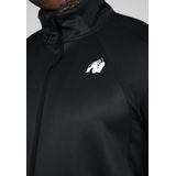 Gorilla Wear - Tennessee - Trainingsjas - Zwart - 100% Polyester, Mesh Panelen, Hoge Kraag