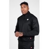 Gorilla Wear - Tennessee - Trainingsjas - Zwart - 100% Polyester, Mesh Panelen, Hoge Kraag