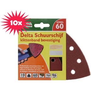VEBA - Klittenband Schuurpapier - Delta 96MM - P60 - 10 Stuks