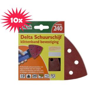 VEBA - Klittenband Schuurpapier - 96MM - P240 - 10 Stuks