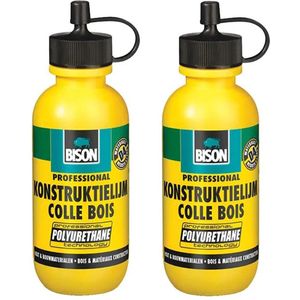 Bison Konstruktielijm 75gr d4 - 2 stuks - KD set
