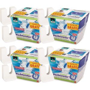 Bison Vochtvreter + navul 450GR - 4 stuks