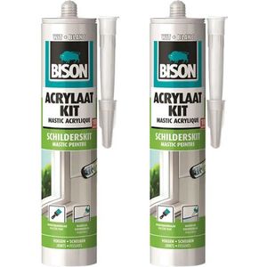 Bison Acrylaatkit wit - 2 stuks