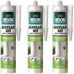 Bison Acrylaatkit wit - 3 stuks - KD set