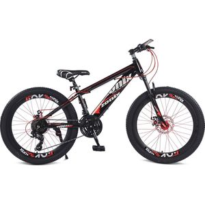 Zonix - Road Bike - Jongensfiets - Rood - Staal - 24 Inch - 21 Speed Shimano