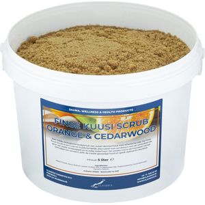 Kuusi Scrub Sweet Orange & Cedarwood - 5 liter