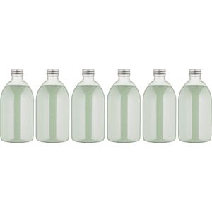 Scrubzout Dennen - 650 gram - Fles met aluminium dop - set van 6 stuks - Hydraterende Lichaamsscrub