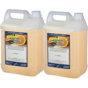 Claudius Douchegel Sweet Orange & Cedarwood 5 liter - set van 2 stuks - Showergel