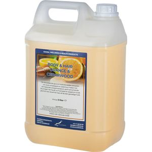Body & Hair Sweet Orange & Cedarwood - 5 Liter - 2 in 1 voor lichaam en haar.