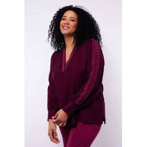 Exxcellent - Tinsley - Top - Donkerrood