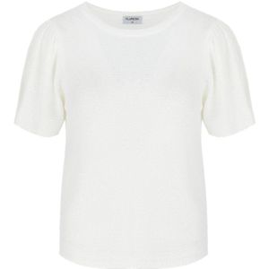 Fluresk Trui Niala Knitting Top 25zlf01 011 Off White Dames Maat - W36