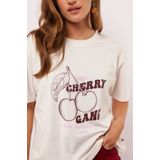 Cherry - Tee - Wit
