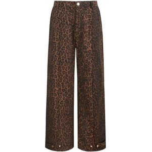 Fluresk - Anira Pants - Broek - Mocha Brown - Casual Wide Leg