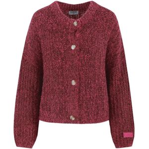 Fluresk - Kalista Knit - Vest - Bordeauxrood - Dames