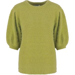 Fluresk - Moraine Knit Top - Gebreide Trui - Groen - Dames
