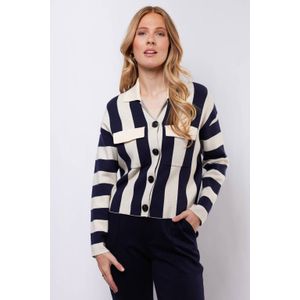 C&S The Label - Gebreid Vest - Blauw