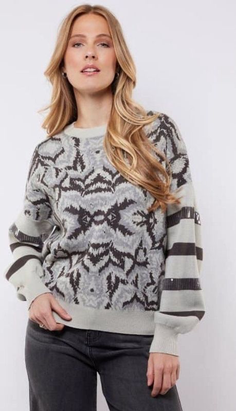 Kimberly - Knit Pullover - Grijs