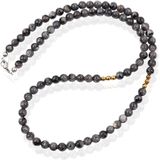 Memphis Accessoires Heren Ketting van Labradorite Kralen - Natuursteen - 6mm -50cm