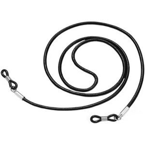 Zwart PU Leren Koord voor Zonnebril of Leesbril - LGT Jewels