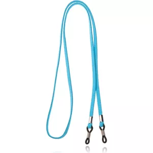 Payivsve Brillenband voor sportbrillen, sterke grip, elastisch brillenkoord, sportbrillenkoorden voor zonnebrillen, geschikt voor alle hoofdmaten, Blauw zwart., 29*0.9cm