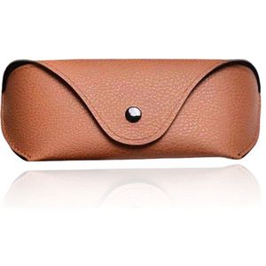 LGT JWLS - Brillenkoker - Bruin - PU-leer - Compact Formaat