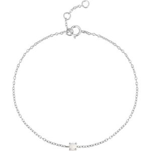 Elenza - Armband - Zilver - 925 Sterling - Subtiele Opale Steen