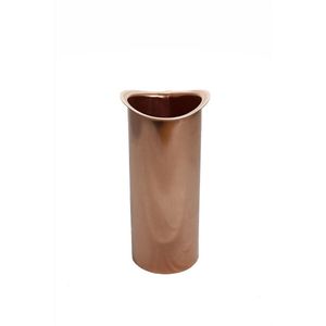 Tapeind Koper Mastgoot | Ø80 mm | 20 cm