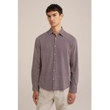 WE Fashion - Tall Fit Jersey Overhemd - Met Dessin