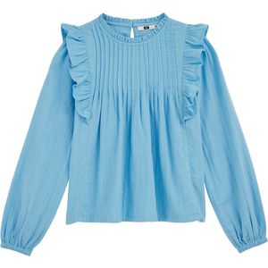 WE Fashion Meisjes blouse met ruches