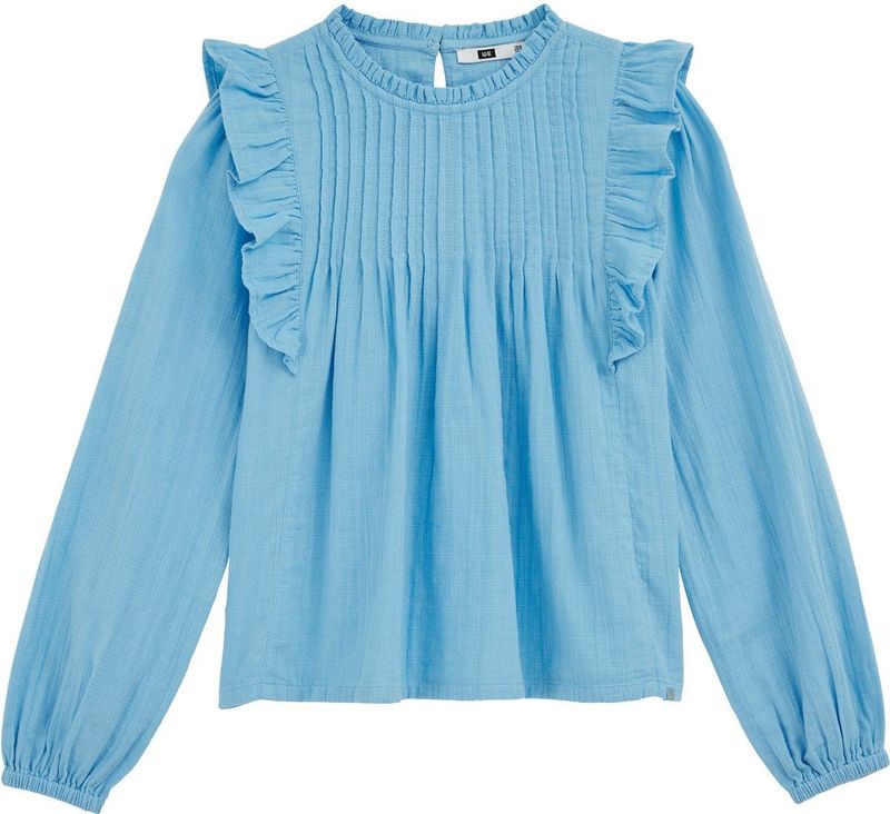 WE Fashion Meisjes blouse met ruches