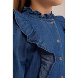 WE Fashion Meisjes denim blouse