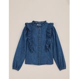 WE Fashion Meisjes denim blouse