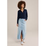 Blouse - Gerecycled Polyester - Regular Fit - Subtiele Structuur - Lange Mouwen