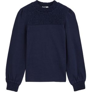 WE Fashion - Longsleeve - Stretchkatoen - Smockwerk Details