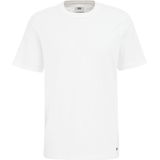 WE Fashion - T-shirt - Wit - 100% Lange Pima Katoenvezels