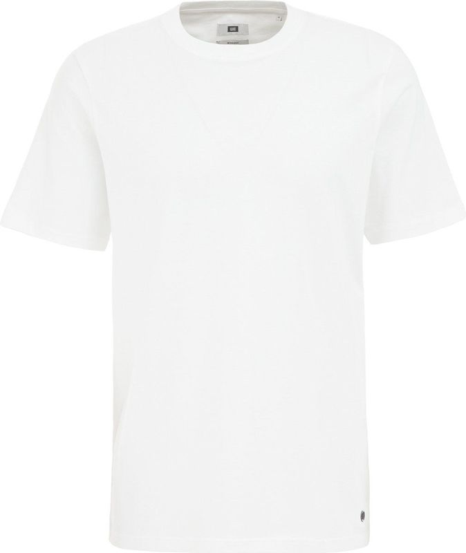 WE Fashion - T-shirt - Wit - 100% Lange Pima Katoenvezels