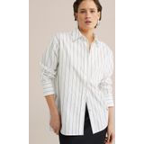 WE Studio - Dames Blouse - Wit - Biologisch Katoen