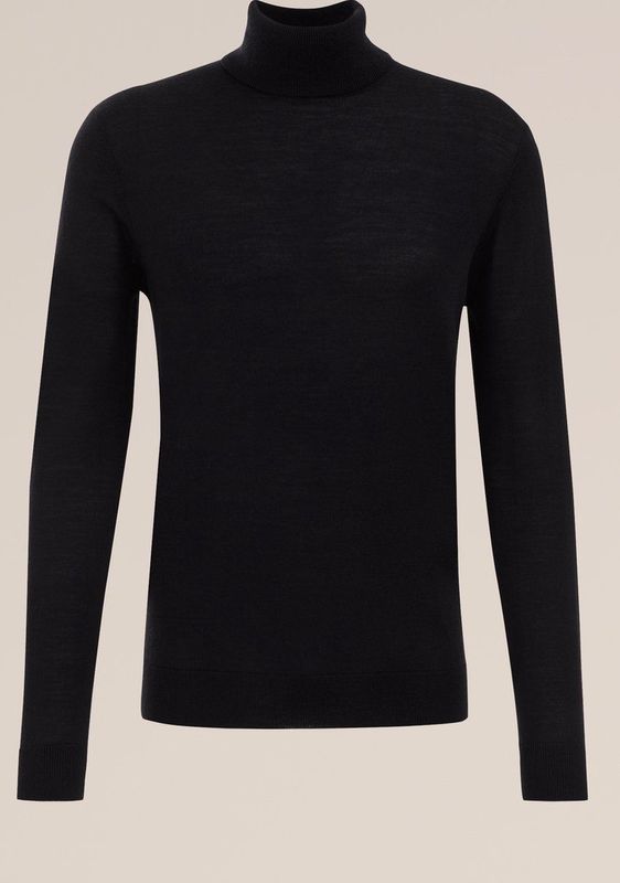 WE Fashion Heren coltrui van merinowol