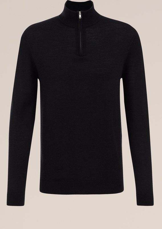 WE Fashion - Slim Fit Schipperstrui - Merinowol