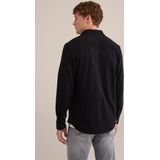 Fundamentals - Heren Regular Fit Overshirt - Zwart - Katoenmix